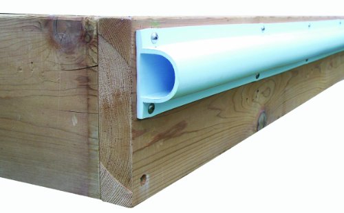 Dock Edge + Inc. ProDock Commercial Grade Heavy Duty Dock Bumper Profile, 3-8-Feet Sections (24-Feet, White)