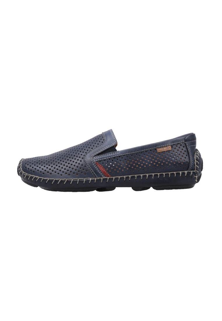 Pikolinos Mocasines en Cuero Jerez para Hombre en Color Azul