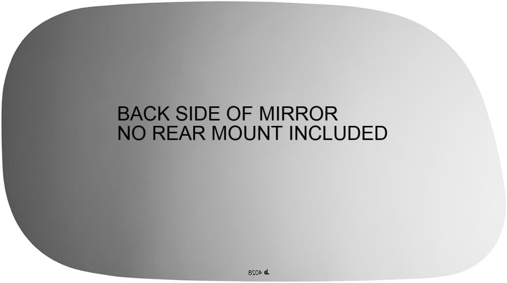05-11 Dakota, 04-09 Durango, 06-09 Raider Left Driver Mirror Glass Lens w/Adhesive USA Fits Folding Type