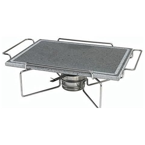 Ollas Agnelli Piedra con Soporte Inoxidable y Hornillo Portacombustible Cover