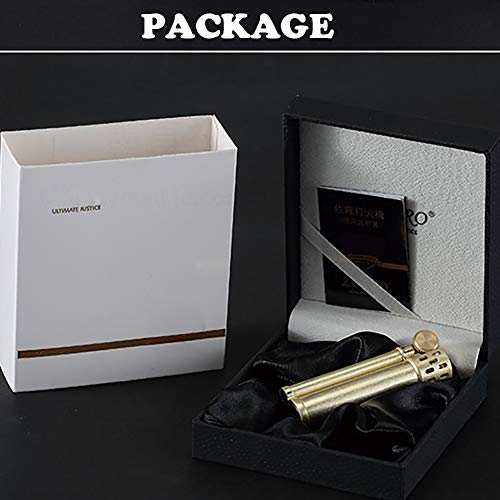 Vintage Trench Lighter,Handmade Cool Lighters For Smoking,Windproof Soft Flame Kerosene Cigarette Lighter,Reusable Antique Mini Lighter For Collection Decorative Gift Present #TOP4