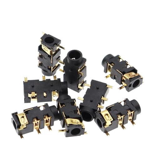 100Pcs 3.5mm Headphone Jack PJ-327A PJ327A PJ-327 Audio Jack 5 Pin SMD SMT MP3 Accessories PJ-327A