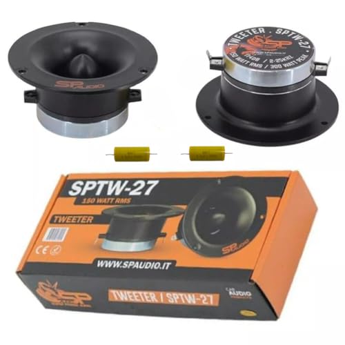Venduti a coppia; Magnete al neodimio; Tweeter da 10 cm di diametro (4