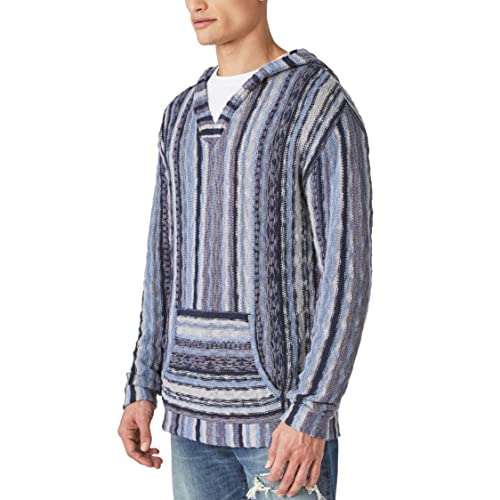 Lucky Brand Men's Loop Terry Vertical Stripe Baja Hoodie2