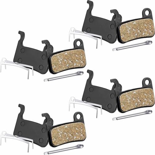 Image of 4 Pairs Resin Brake Pads Bicycle Disc Brake Pads Compatible with Shimano Deore XT XTR LX SLX Hone Alfine Saint Disc Brake