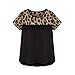 FUNOC® Lady Women Leopard Printing Chiffon Casual Tops T Shirt Blouse