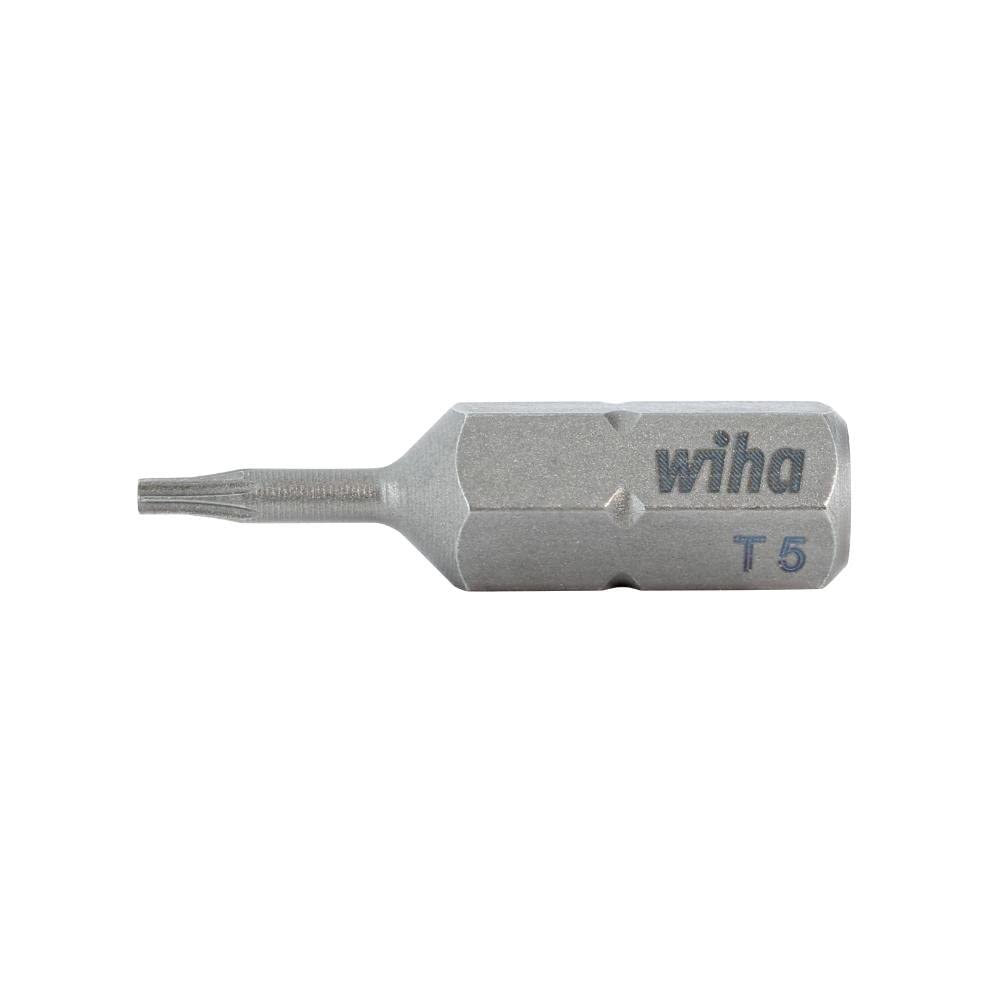 がはは Amazon | Wiha 71505 Torx Insert Bits, 1/4-Inch Hex Drive, T5 by 25