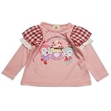 [バンダイ] クラシック ea3478azz 秋冬 アンパンマン 天竺 ドキンコキン 袖フリル 長袖Ｔシャツ ベビー ピンク