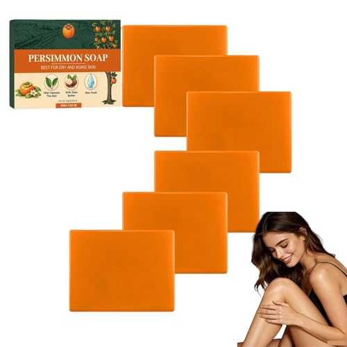 Savon au kaki naturel douche moussante corps peaux matures PCS6