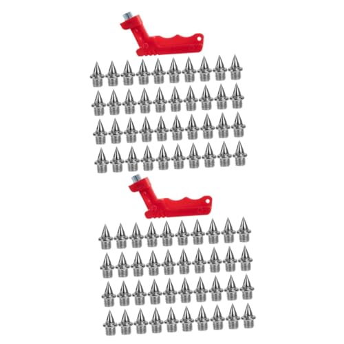 BESPORTBLE 2 Sets Sprint Spikes Replacement Spikes for Shoes Steel Track Spikes for Running