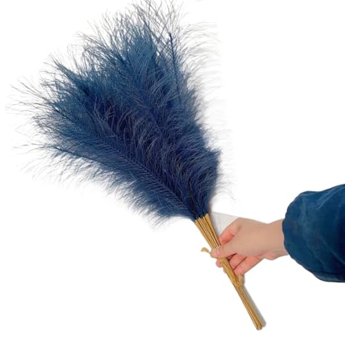 Pampas Grass Boho Decor Artificial Pack de 10 miniatura 1