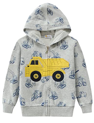 Little Hand Boys Hoodies Dinosaur Toddler Boys Jacket Kids Sweatshirts Long Sleeve Hooded Shirts 2-7 Years