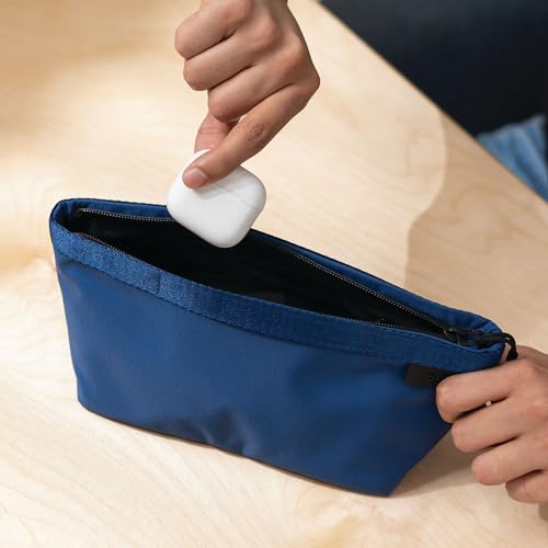 Image of DailyObjects Pivot Carry All Pouch for Men & Women | Storage Slip Pockets |Lightweight|Water Resistant|Portable| Recycled Nylon Zippered | Concealed Handles