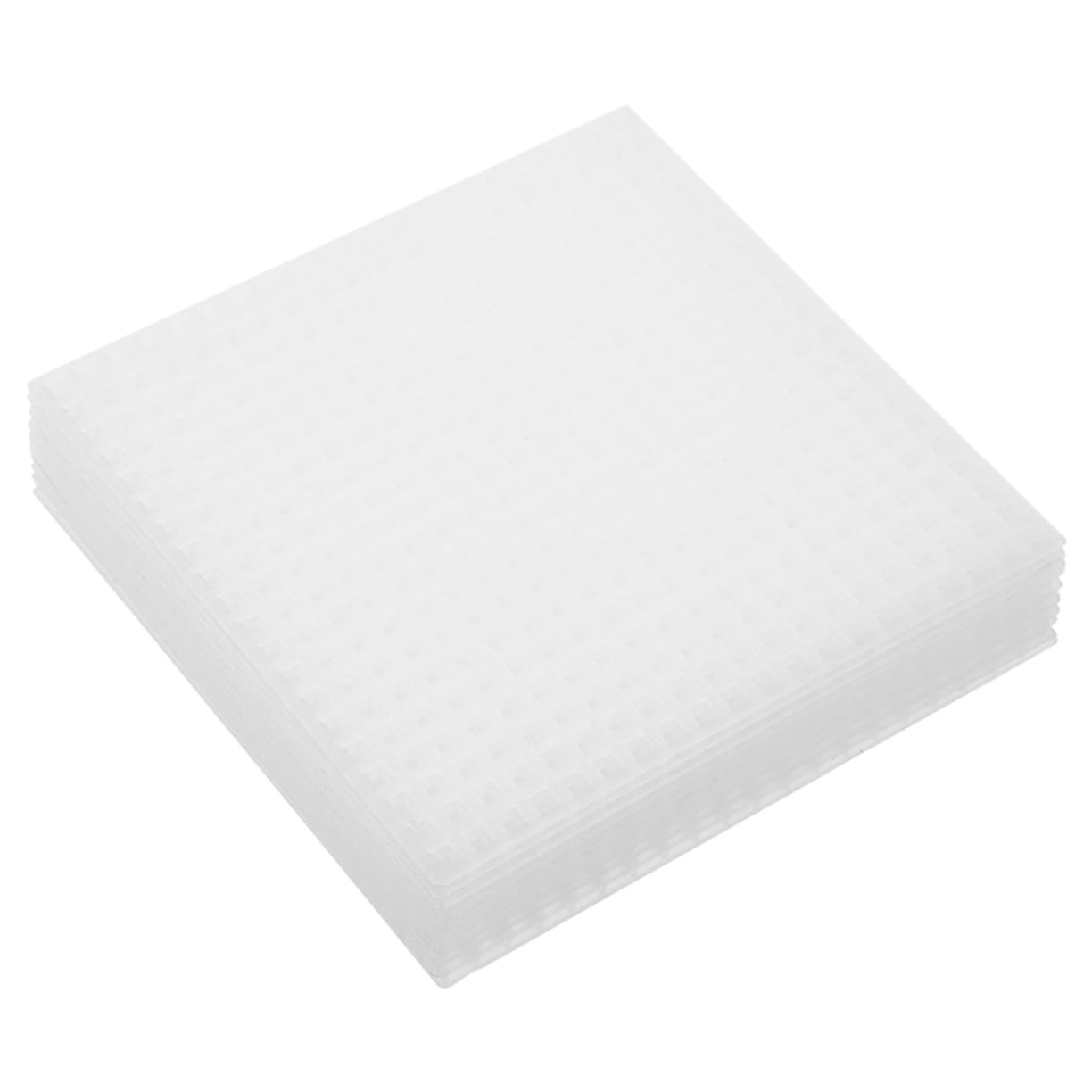 KALLORY Multi-Function Plastic Mesh Sheets 10pcs Cross Stitch Mesh Pad Embroidery Plastic Canvas for DIY Projects