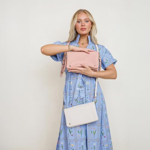 JEN & CO. Phiona Stud Crossbody Bags Vegan Leather Clutch Purses Shoulder Handbag Wallets for Women2