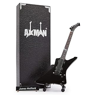 James Hetfield (Metallica) – Réplique de guitare miniature - Les Beatles, Paul McCartney, John Lennon, RIngo Starr, George Harrison