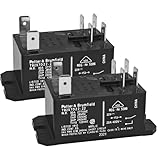 (Pack of 2) T92S7D22-22 OEM Replacement Furnace Relay - DPST General Purpose Relay for Furnace Performance