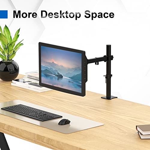 GRIFEMA Monitor Halterung, für 13-32 Zoll Bildschirm, Monitor Stand Monitor Arm Höhenverstellbar Drehungbar, Monitorhalterung Max 9Kg, Bildschirmhalterung Vesa 75x75 / 100x100, Schwarz, GB2001-1