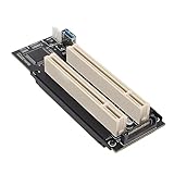 PCI EからデュアルPCIカード、PCI E Express X1からデュアルPCIライザーエクステンダーカード、青色LED、デュアルPCIの同時動作をサポート、DIYコンピュータ用