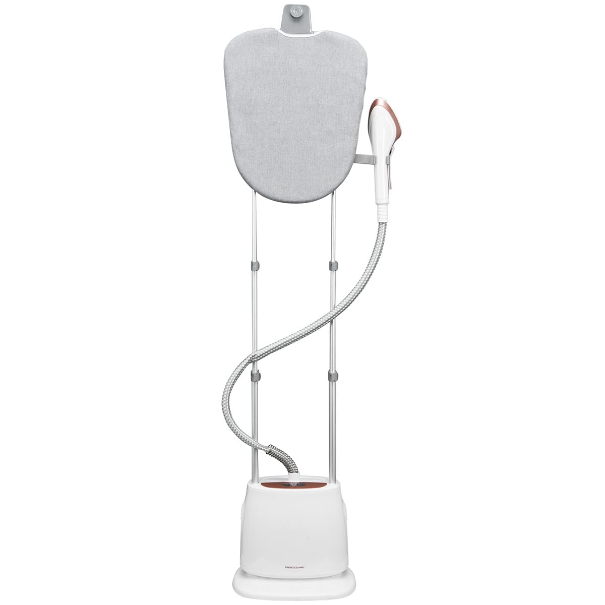Proficare, Parowiec PC-TDC3128 Biały, 1580 W, 1,5 l, autonomia 40 min, 5 poziomów pary, drążek teleskopowy z możliwością regulacji do 1,60 m, funkcja pary w pionie i poziomie