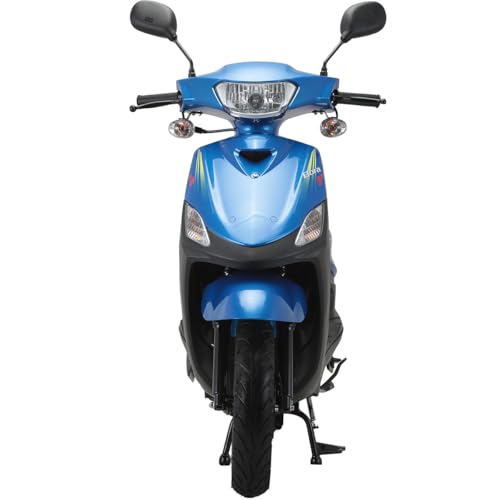 Image of X-PRO Bora 50cc Gas Moped Scooter for Adults - Automatic Transmission, 4‑Stroke Engine, Street Legal with Headlight, Rear Trunk, Front /Rear Suspension & DOT Tires