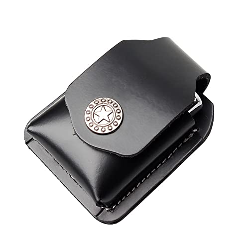 Lighter Pouch, Abrasion Resistant Lighter Holder Case With Belt Loop Leather Lighter Protective Sheath For Men Women Supplies #TOP6
