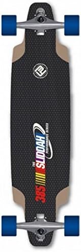 Flying Wheels Drop Through Longboard Black Hole Cruiser 38.5 x 9.5 inch Carver - Special Edition with Koston ball bearings