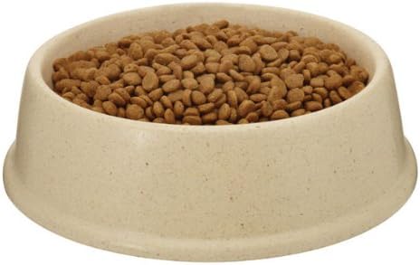 Pet Studio Plant Fiber Botanical Pet Bowl, 8-1/2-Inch, Almond