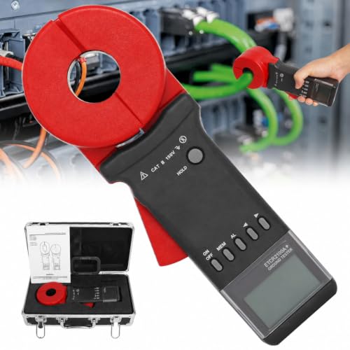 Podoy ETCR2100A+ Ground Resistance Meter Earth Tester Clamp Digital 200Ω
