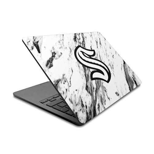 Skin MacBook Air 13.6 A2681 Seattle Kraken - Autocollant vinyle NHL motif marbre