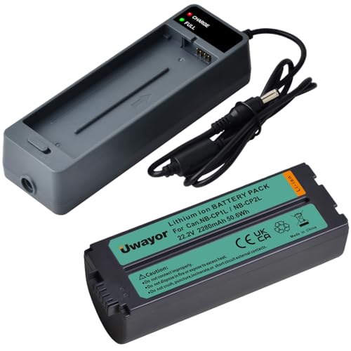 Image of 2280mAh NB-CP2L NB-CP1L Battery and Charger Adapter for SELPHY CP1500 CP1300 CP1200 CP910 CP900 CP800, CP790, CP780, CP770, CP730, CP600, CP510, CP400, CP330, CP300, CP220 Canon Photo Printers