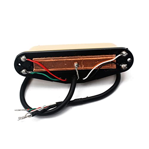 Alasum 交換用ピックアップ コイルタッピングピックアップ エレキギターのピックアップ サウンドホールピックアップ 4ワイヤーハムバッカー デュアルコイルピックアップ ギターハムバッカー