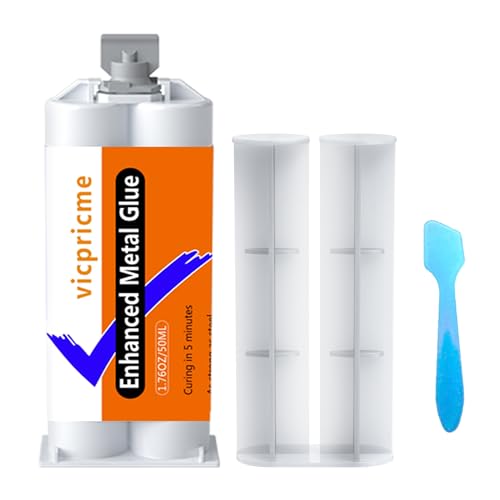 Image of Metal Glue Heavy Duty Waterproof Epoxy Glue for Metal 5-Minute Quick Set | Multi-Surface Repair - Also bonds plastic, wood, ceramic & more for versatile repair projects