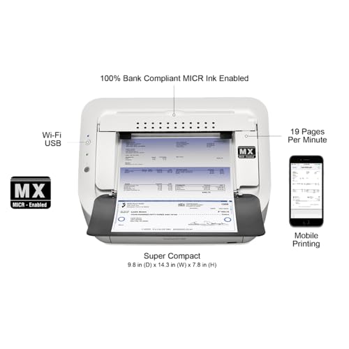 Image of VersaCheck M15 MXD MICR Check Printer and VersaCheck X1 Platinum Check Printing Software Bundle