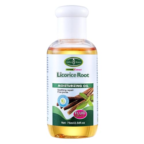 AICHUN BEAUTY Licorice Root Moisturizing Facial Oil Fine Pores Dry Silky Delicate Face Skin 75ml / 2.54 fl.oz
