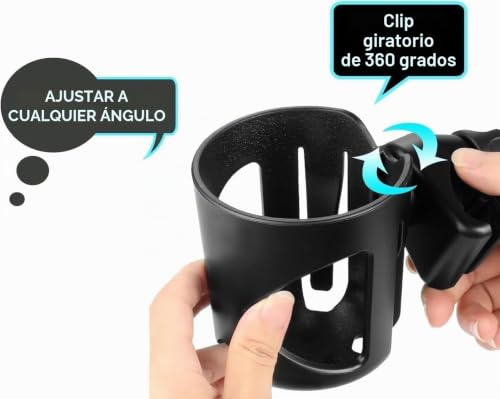 Miniatura 9 de Nuevo Portavasos Para Cochecito Stanley Quencher H2.0 Modelos De 30 Y 40 Onzas , También Compatible Con Stanley Iceflow Modelos De 20 Y 30 Onzas , Color Negro