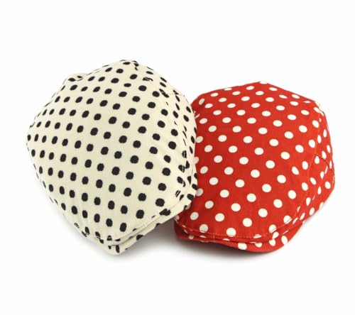 Image of Cotton Newsboy Cap,Breathable Ivy Gatsby Cabbie Beret Hat for Men's Women Driving Hunting Golf