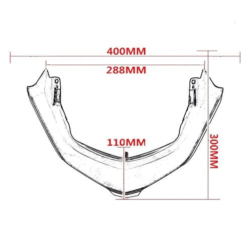 Carénage latéral X-MAX 300 2023 2024 accessoire moto cache selle arrière ABS