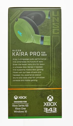 Kaira Pro - Cuffie wireless per Xbox Series X e mobile gaming Xbox (Driver TriForce in Titanio da 50 mm, Microfono supercardioide HyperClear, Microfono per Mobile Dedicato) HALO Infinite Ed. - Cuffia gaming - Immagine 10