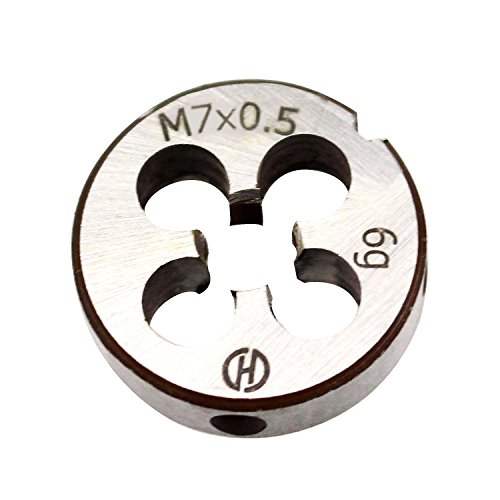 Filière ronde M7 x 0,5 outil filetage extérieur taraudage machine pas fin à droite