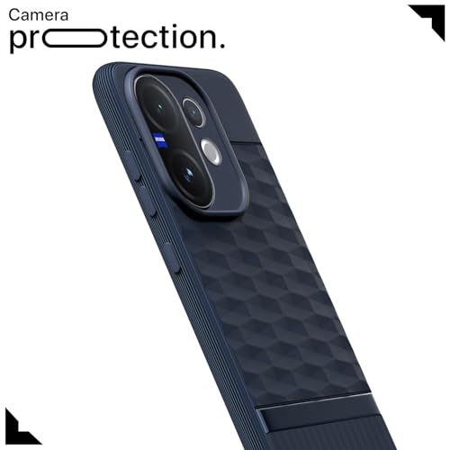 Image of Outlouders Back Cover for Vivo V60 5G / Vivo T4 Pro 5G | Full Camera Protection | TPU Soft Flexible Shockproof Bumper Case (Blue)