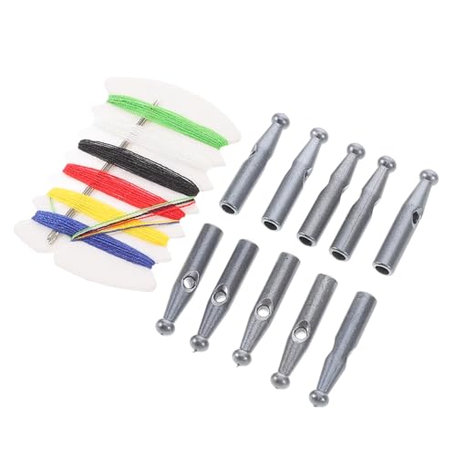 ANDRESLAD 10 Uds Cuentas De De Paraguas Cubiertas De Hueso De Paraguas De Plástico Puntas De Repuesto De Paraguas Plegables Para Piezas De Reparación De Paraguas De Lluvia Y Sol Gris