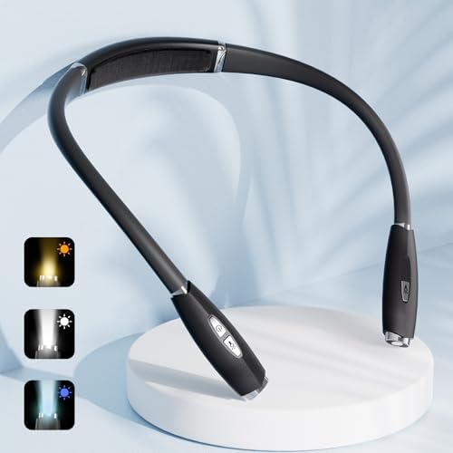Bsdgeclogy Book Light, 3-Color & 9-Brightness Reading Light, Bendable - View #3