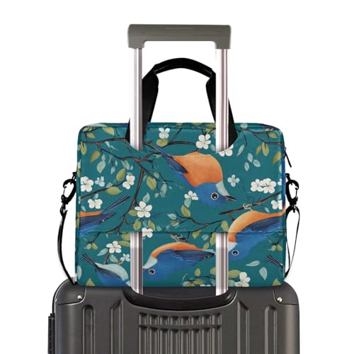 Funda para portátil con correa y asa 15.6 pulgadas azul miniatura 4