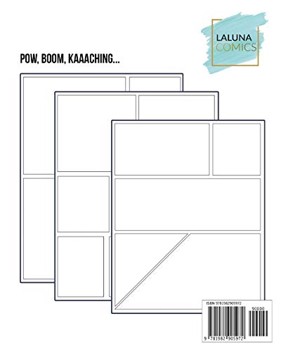 Blank Comic Book: Variety of Templates - More than 100 Blank Pages For Comic Book Drawing - Create Your Own Comic Book Strip