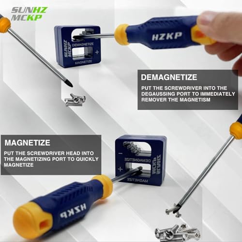 SUNHZMCKP Magnetic Screwdriver Set 66-Piece, S2- Alloy Tool Steel, Includes Slotted/Phillips/Torx Mini Precision Screwdrivers, Replaceable Screwdriver Bits With Sturdy tool box by SUNHZ MCKP - Image 6