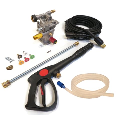 The ROP Shop Pressure Washer Pump & Spray Kit for Honda GC160 Engine 7/8' Horizontal Shaft