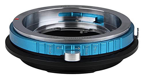 Image of Fotodiox Pro Lens Adapter - Deckel-Bayonett (DKL) to Canon EOS (EF, EF-S) Camera Body With Selectable Clicked /Declicked Aperture Control