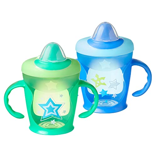Image of Tommee Tippee Hold Tight Trainer Sippy Cup, Spill-Proof |7+ Months, 9 Ounces – 2 Count