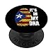 Bandiera della Catalogna DNA Impronta Estelada Blava PopSockets PopGrip Intercambiabile